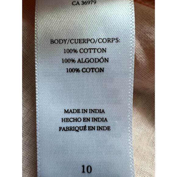 RAILS WOMENS SIZE 10 AGATHA TROPICS COTTON MAXI SKIRT ORANGE MULTI NEW - Picture 13 of 15